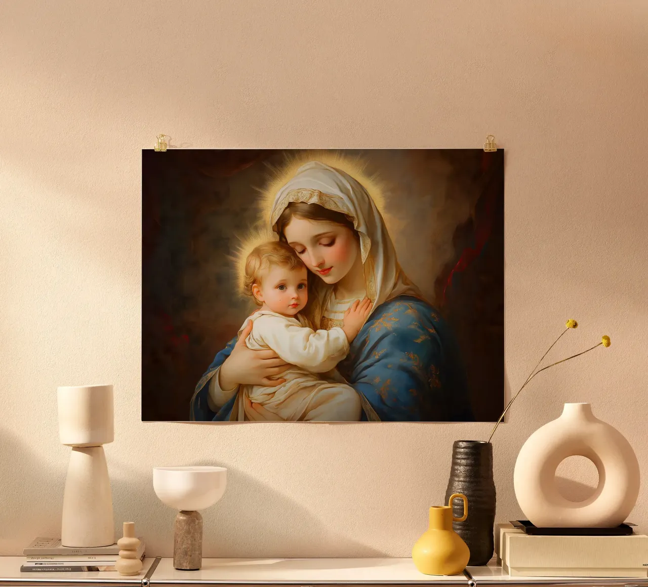 Vergine Maria poster da Stellar Creative