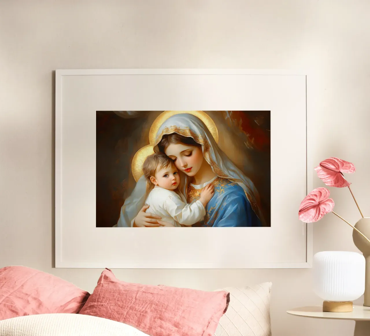 Vergine Maria poster da Stellar Creative