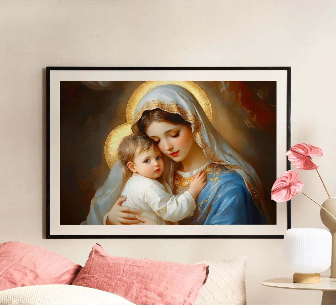 Vergine Maria poster da Stellar Creative