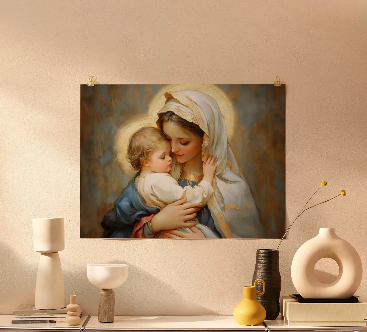 Vergine Maria poster da Stellar Creative
