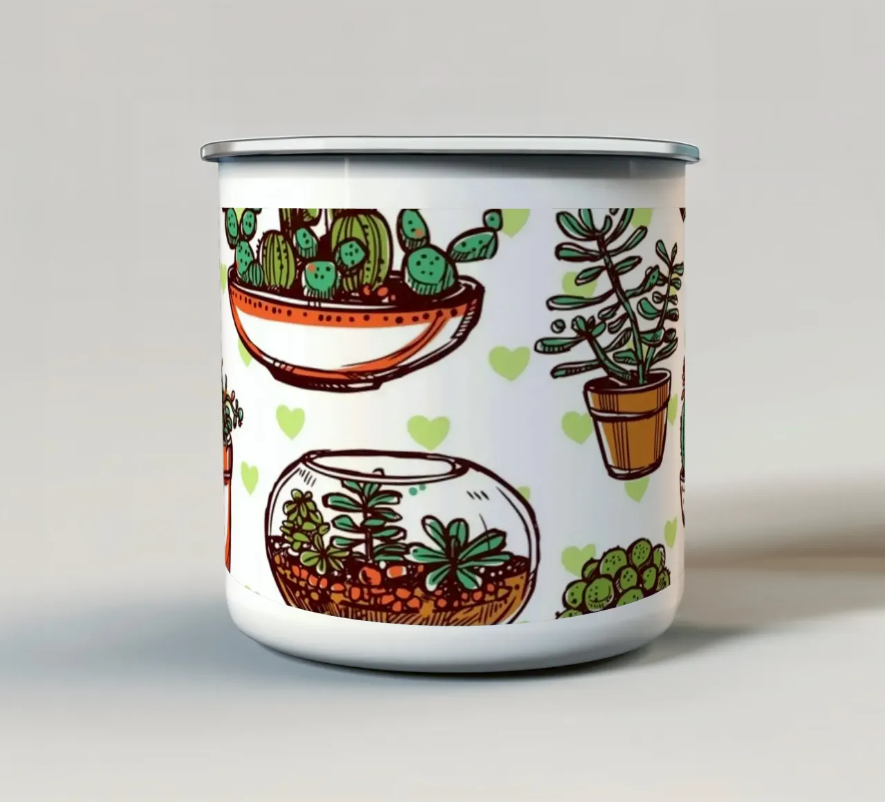 Modello di impianto tazza in smalto da Unicorn Unlimited