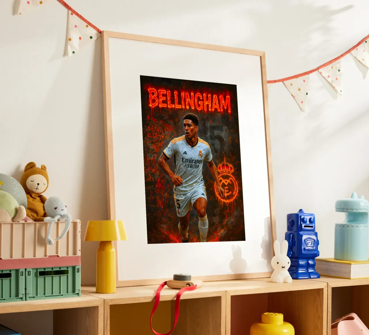 Jude Bellingham poster da Cyberpunk Canvas