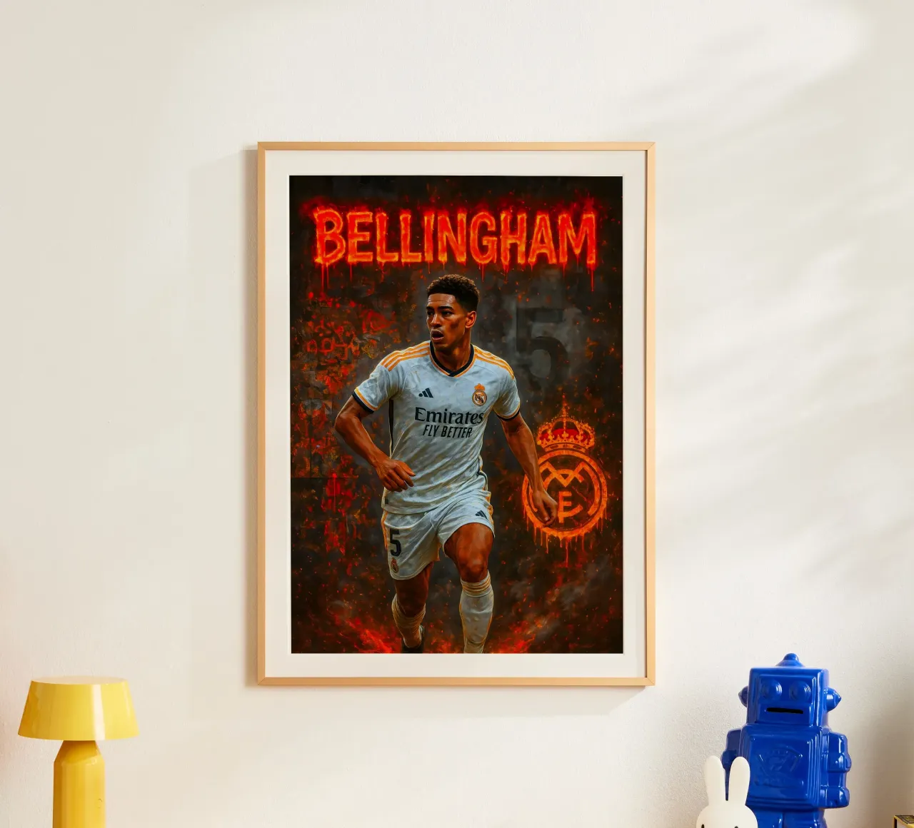 Jude Bellingham poster da Cyberpunk Canvas