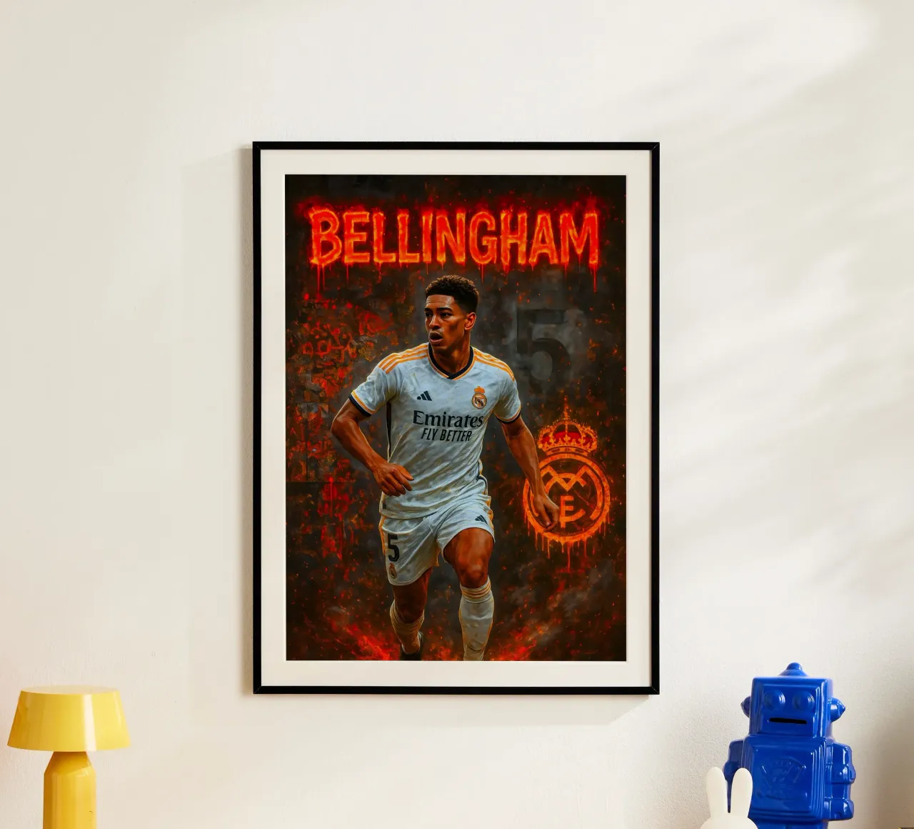 Jude Bellingham poster da Cyberpunk Canvas