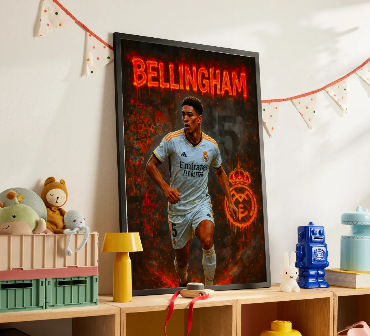 Jude Bellingham poster da Cyberpunk Canvas