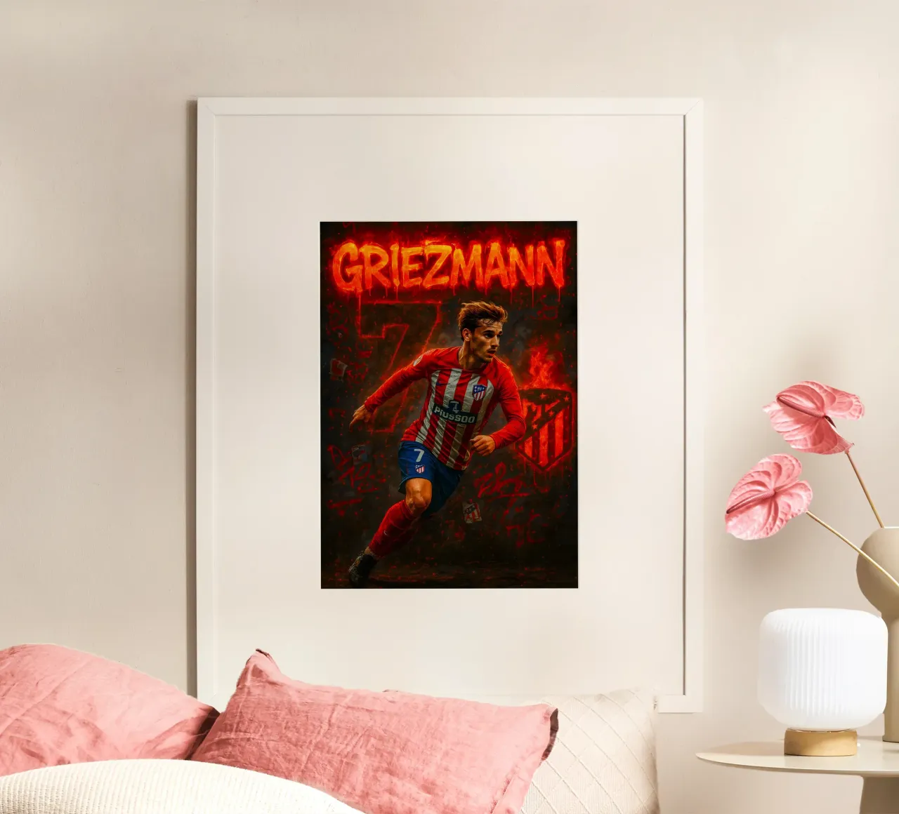 Antoine Griezmann poster da Cyberpunk Canvas