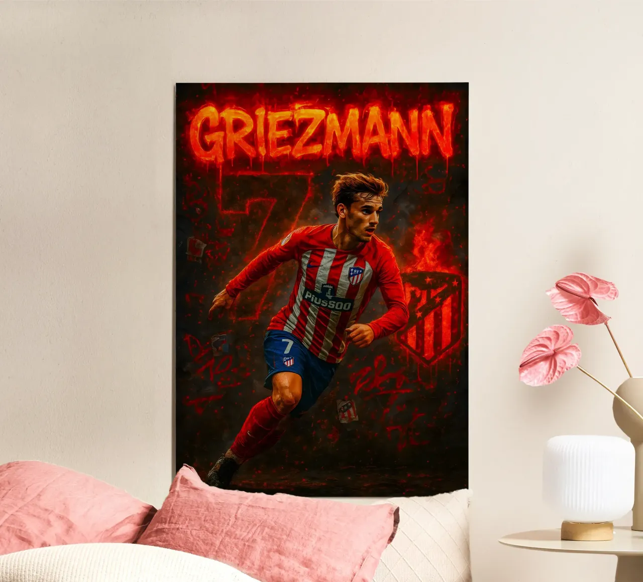 Antoine Griezmann poster da Cyberpunk Canvas