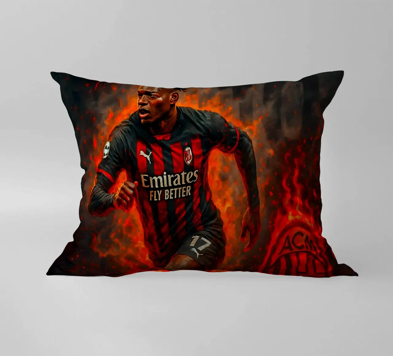 Rafael Leão cuscino da Cyberpunk Canvas