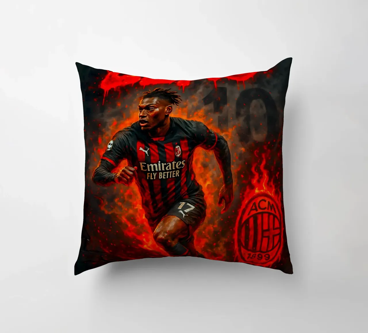 Rafael Leão cuscino da Cyberpunk Canvas