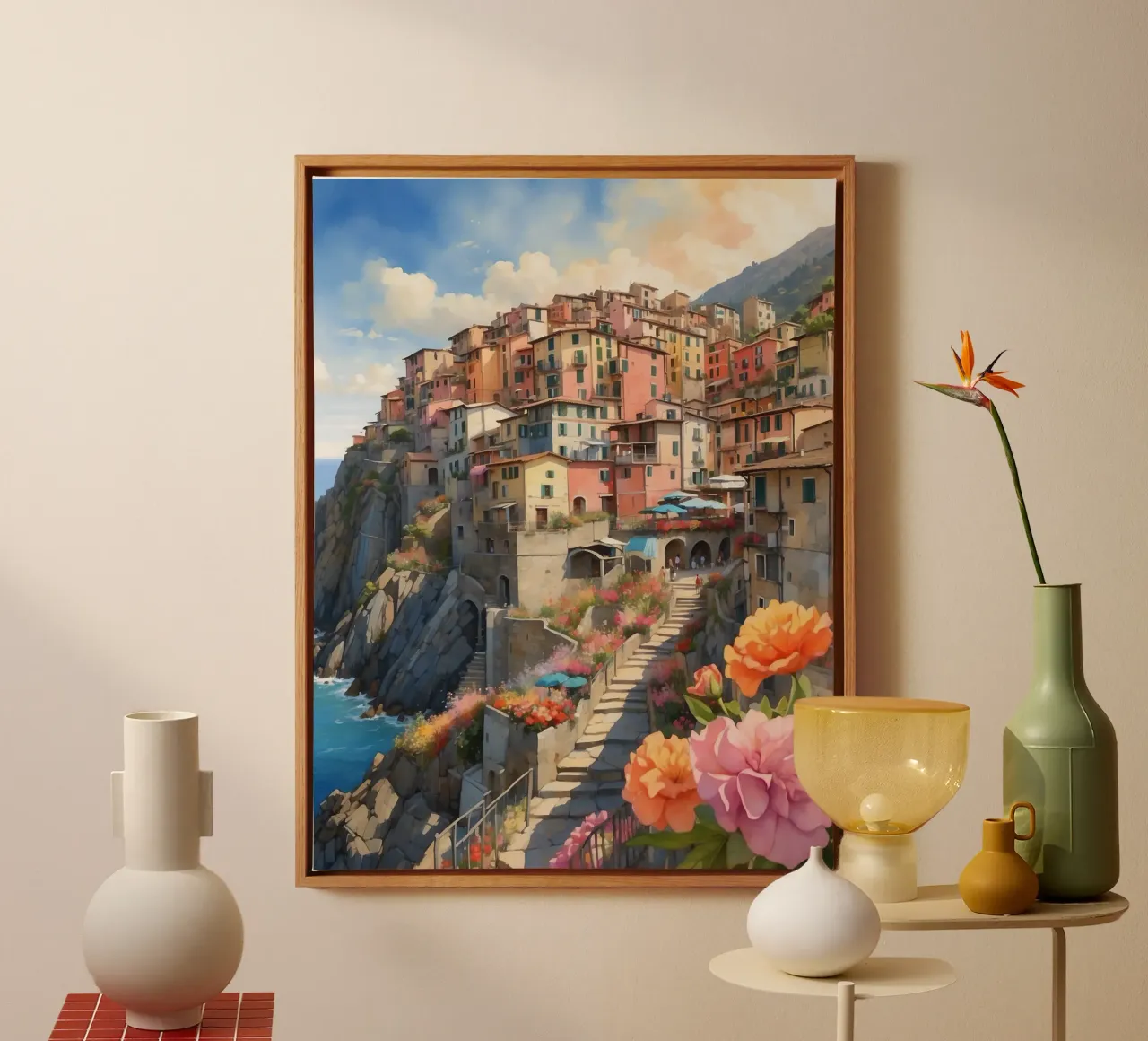 Scenic Landscape tela con Cornice a cassetta da Artsy Bessy