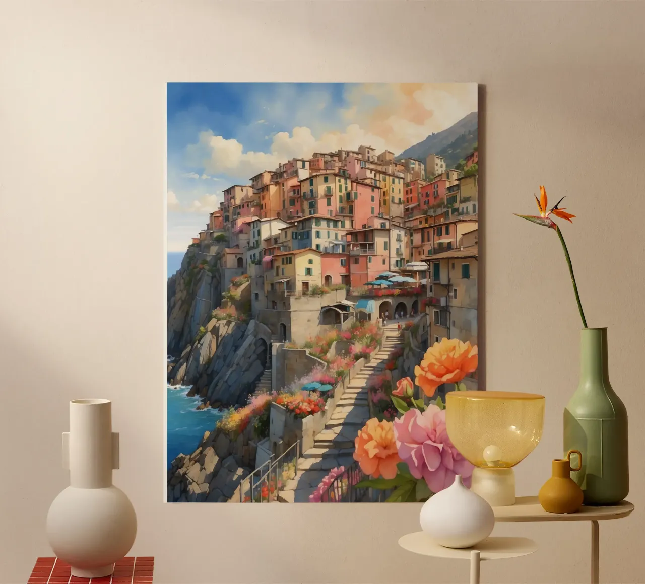 Scenic Landscape tela con Cornice a cassetta da Artsy Bessy