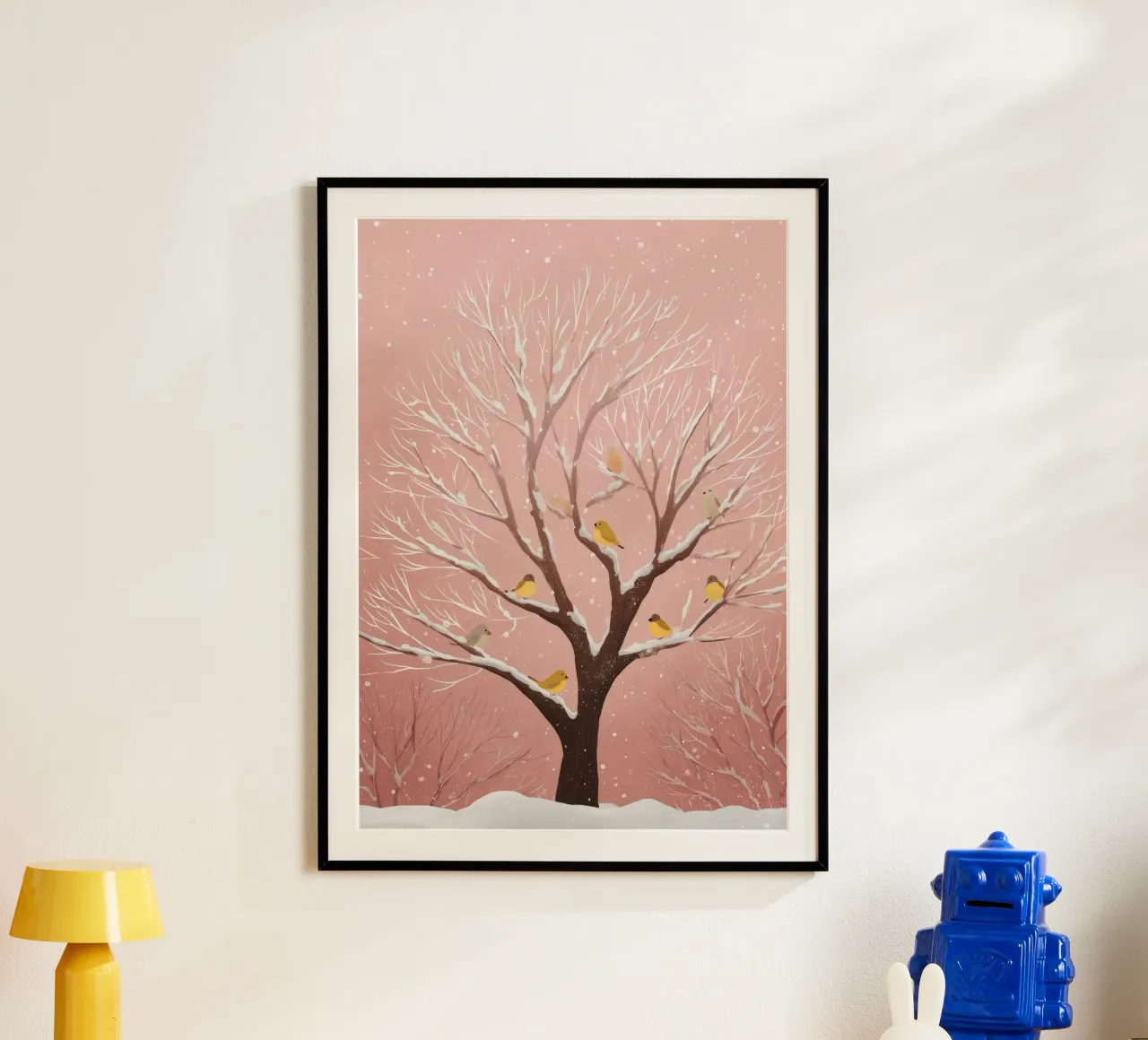 Snowy Songbirds poster da Kiara