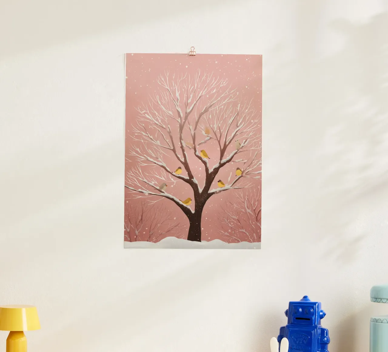 Snowy Songbirds poster da Kiara
