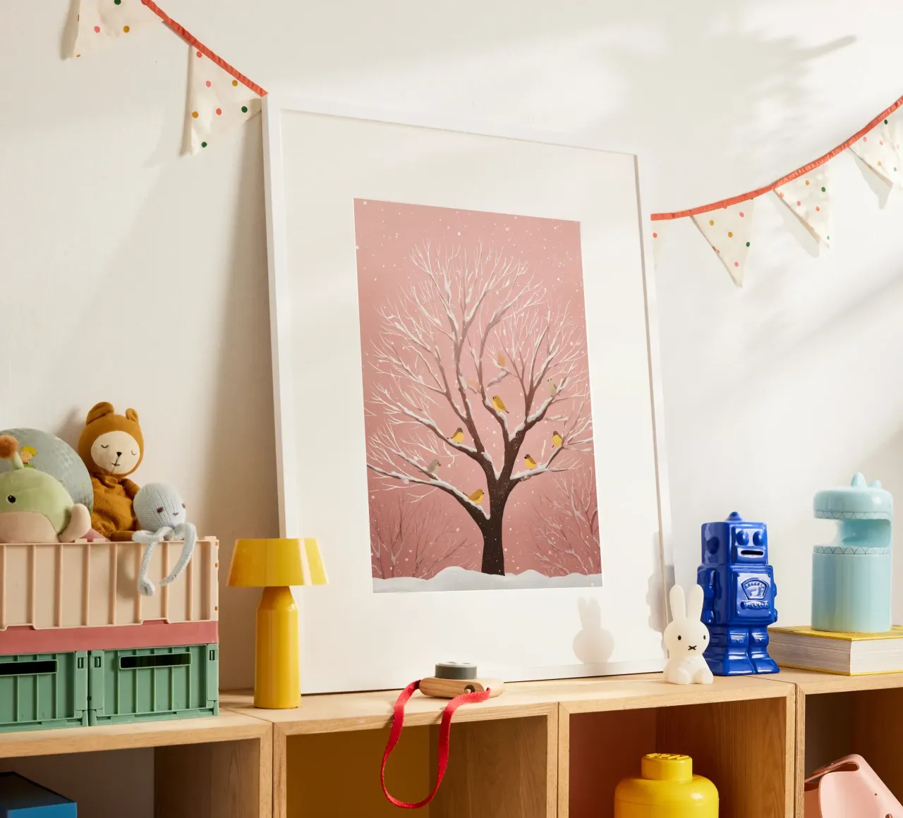 Snowy Songbirds poster da Kiara