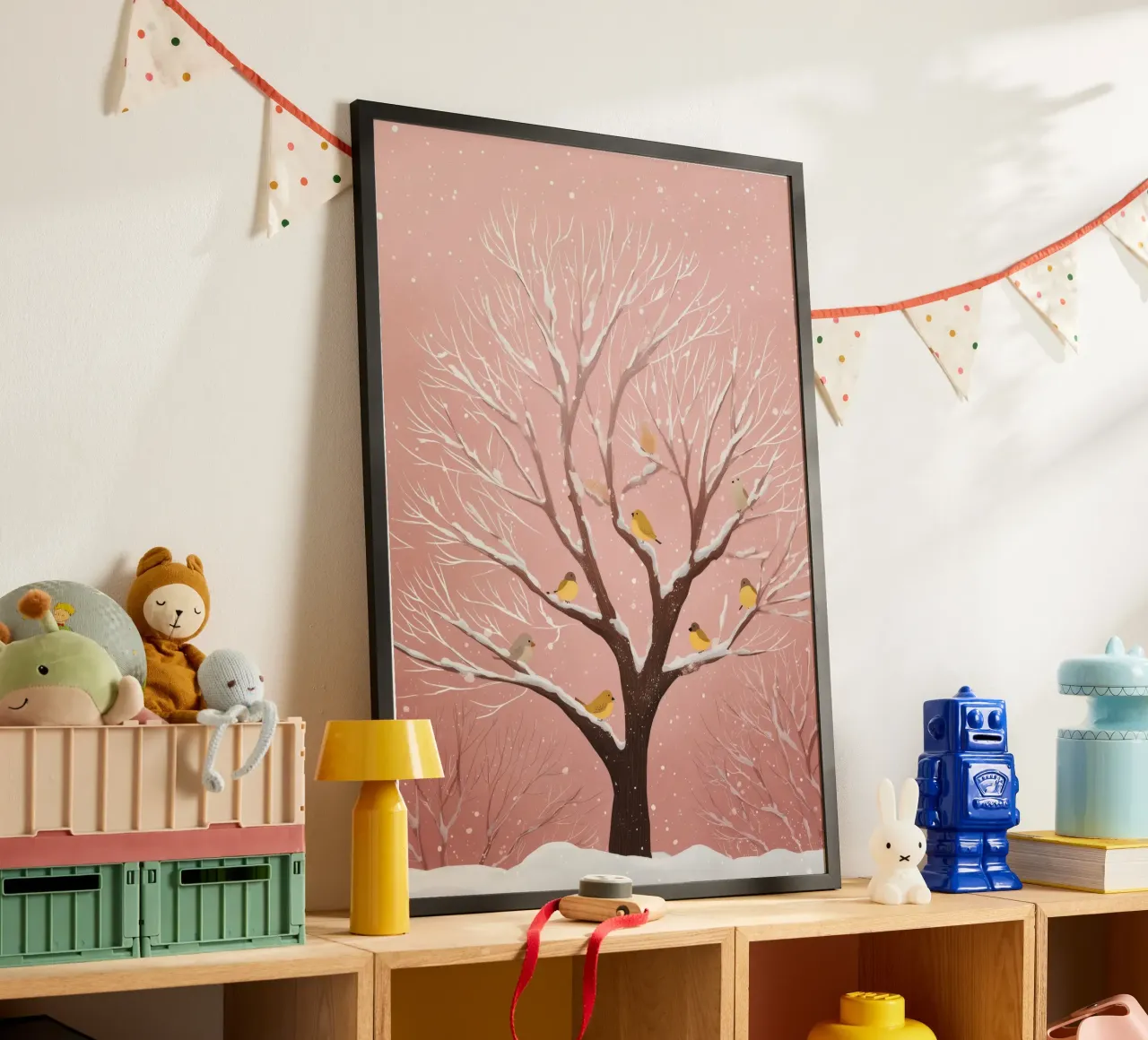 Snowy Songbirds poster da Kiara