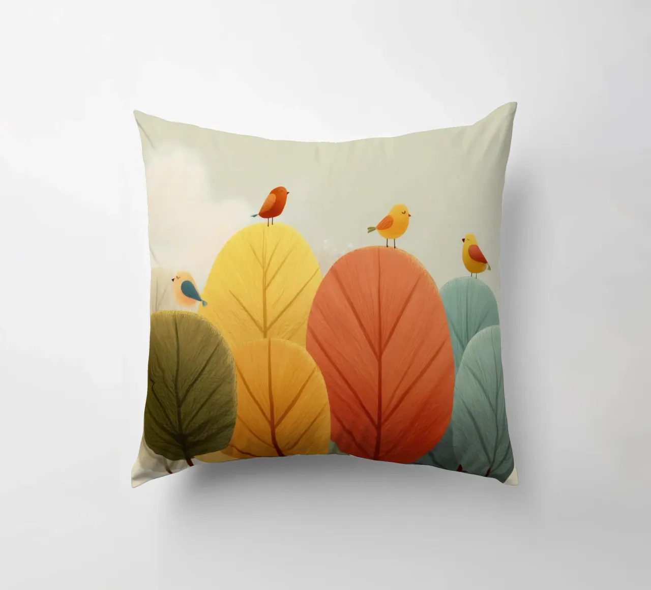Songbirds in the Trees cuscino da Kiara