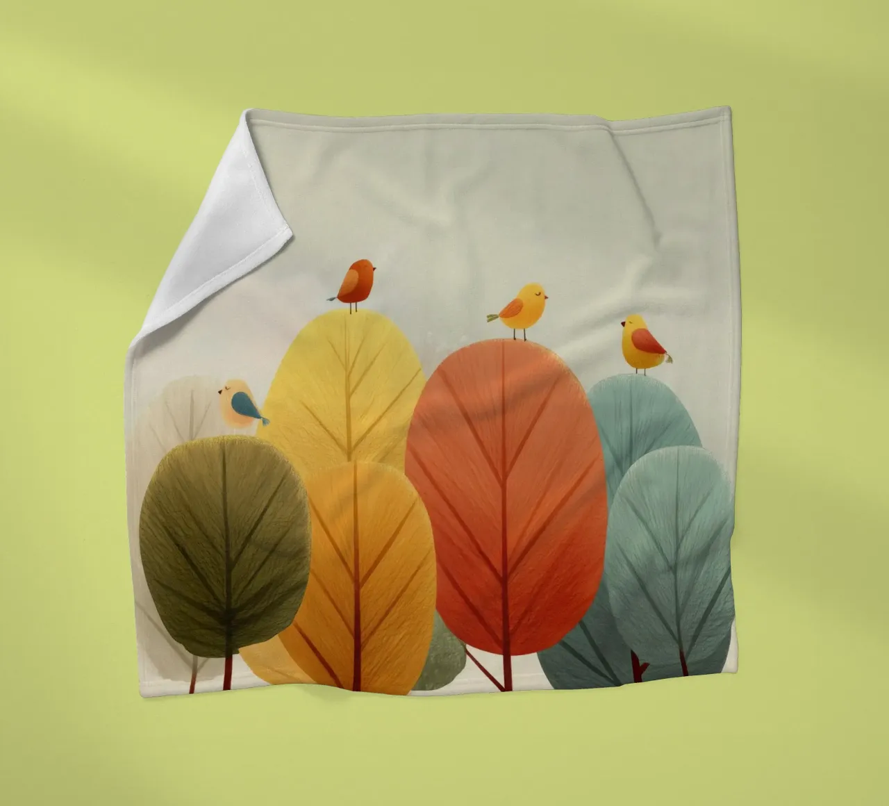 Songbirds in the Trees coperta in pile da Kiara