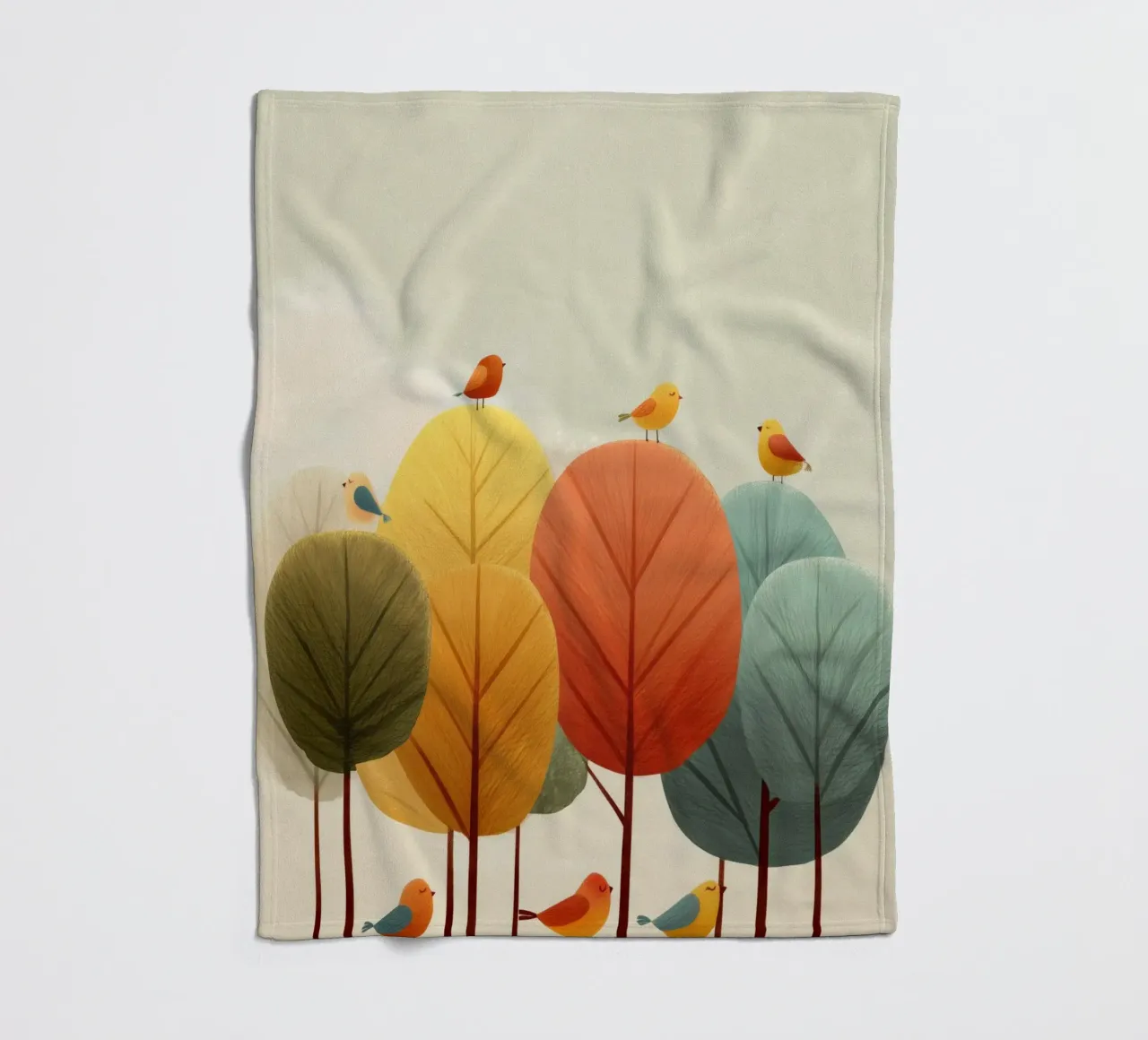 Songbirds in the Trees coperta in pile da Kiara