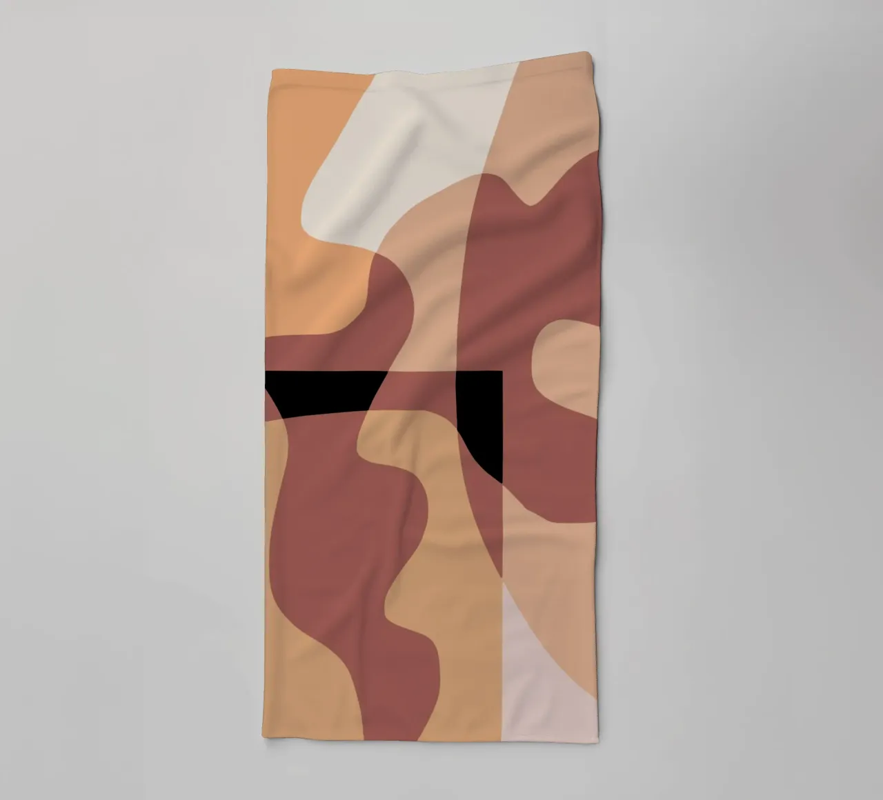 Beige mash up 07 asciugamano da bagno da Little Dean