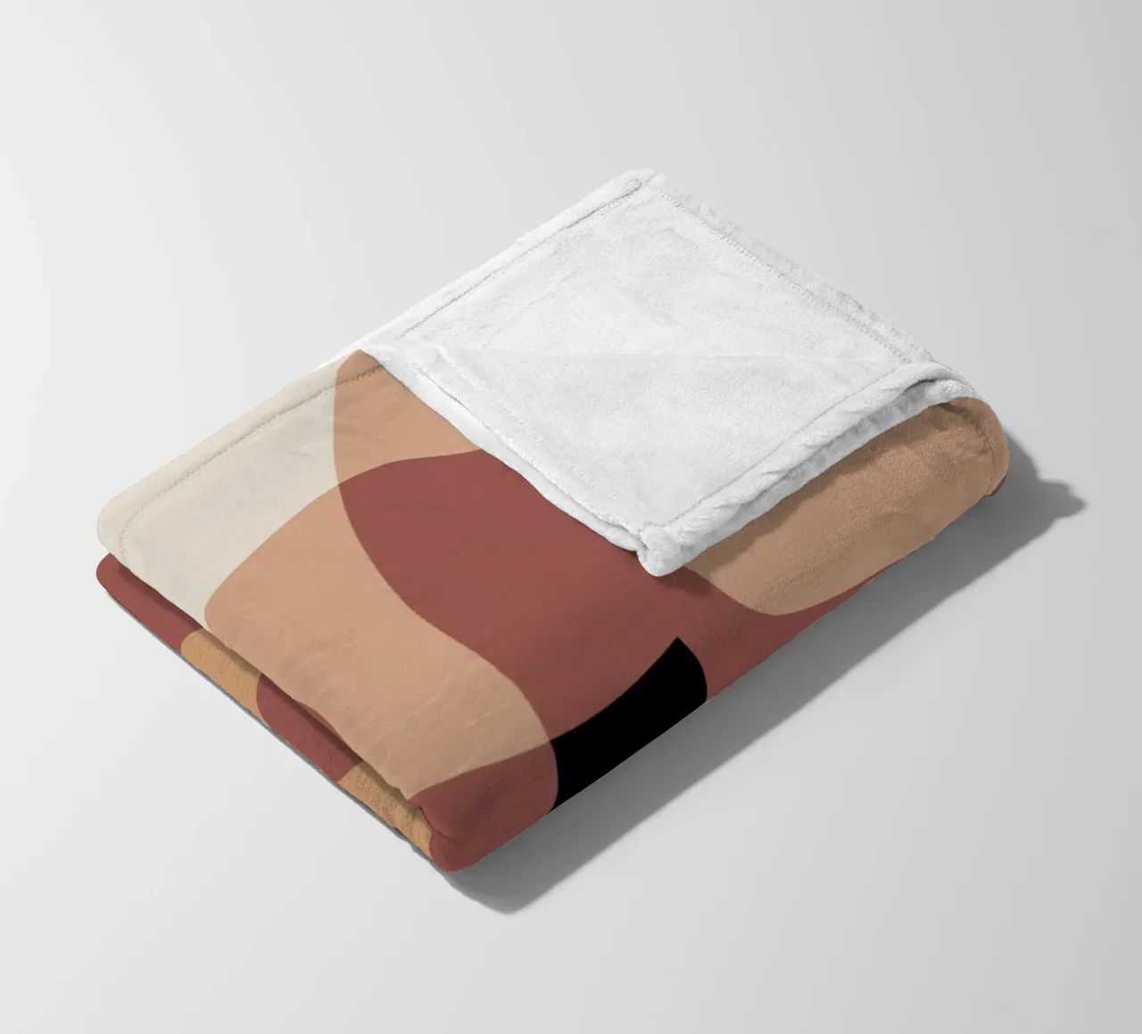 Beige mash up 07 coperta in pile da Little Dean