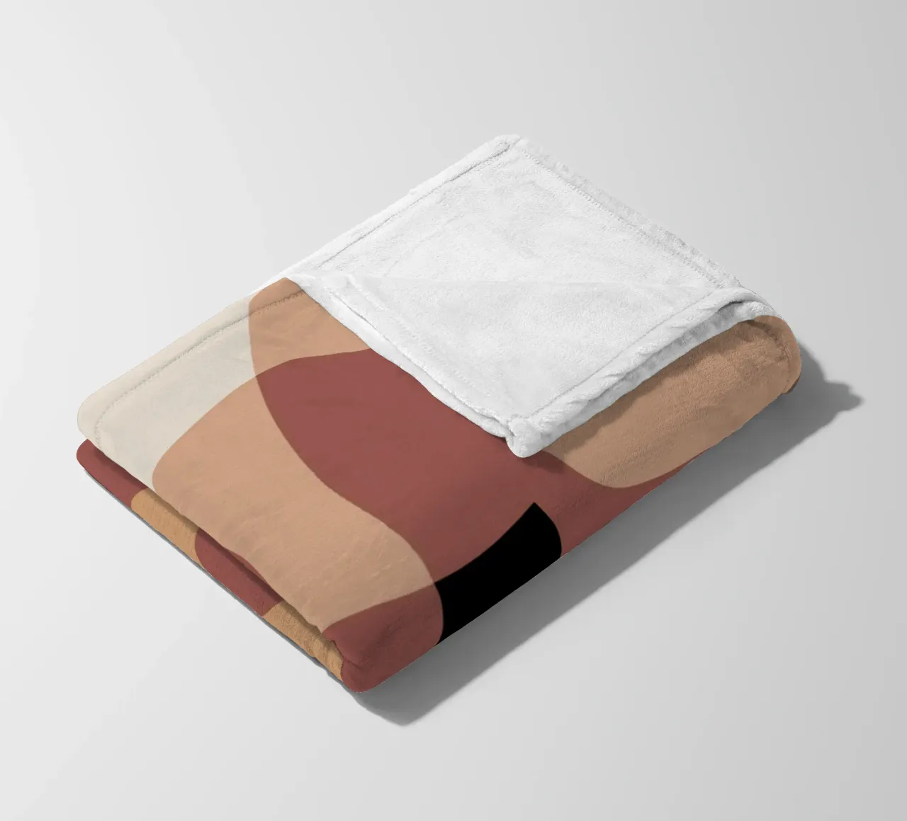 Beige mash up 07 coperta in pile da Little Dean