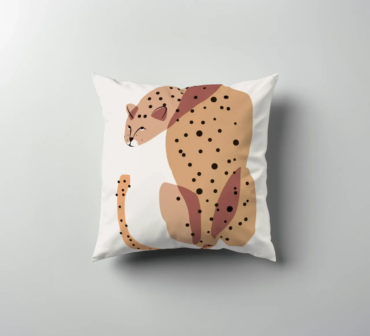 Ghepardo grasso 02 cuscino da Little Dean