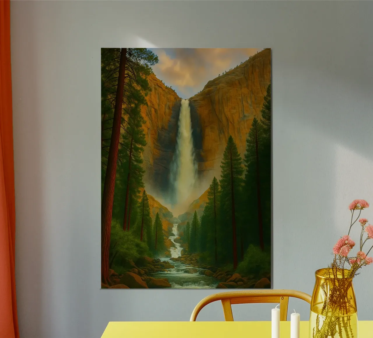 cascata natura panorama poster da chinerei