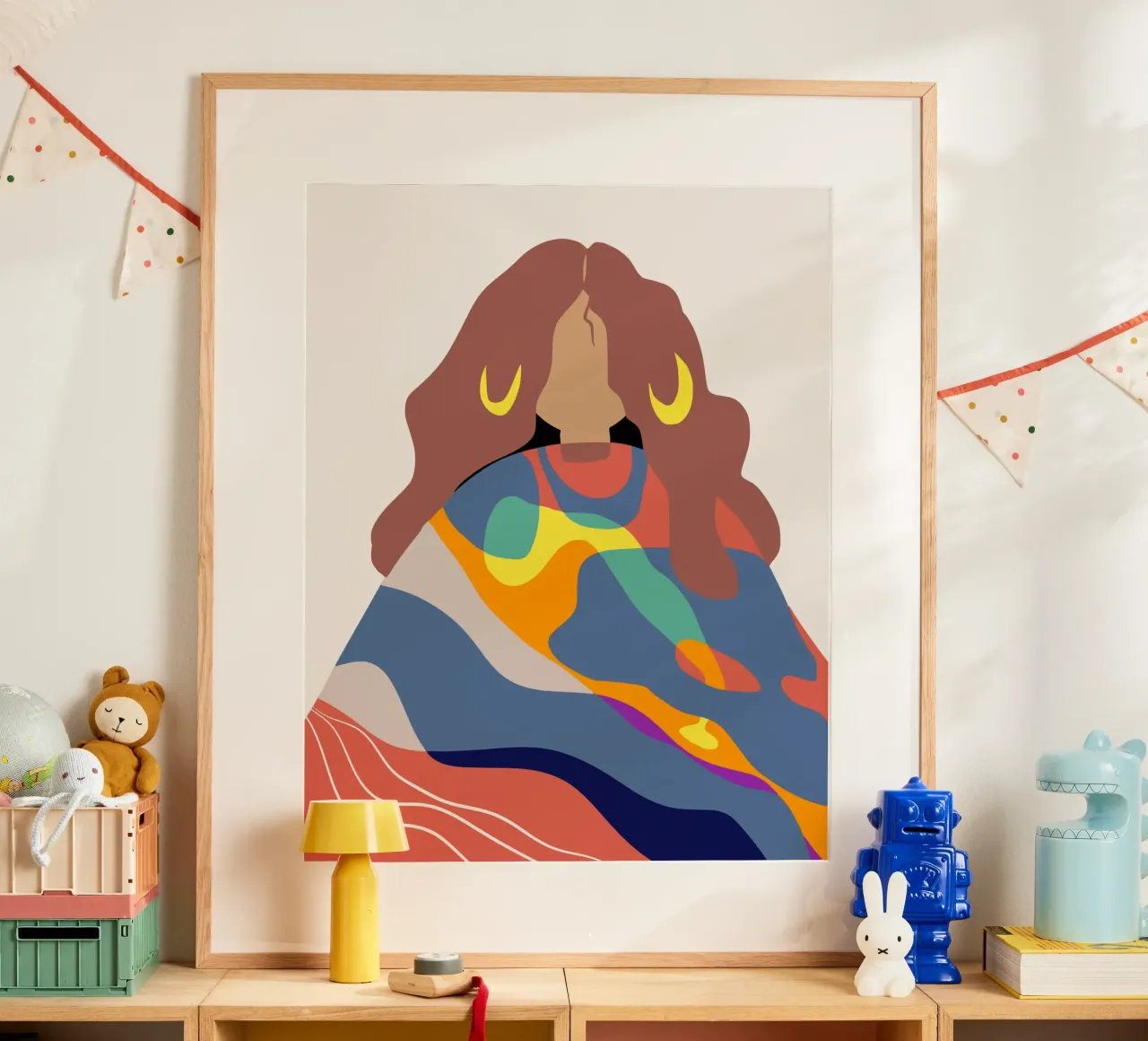 Zingaro poster con telaio in legno da Little Dean