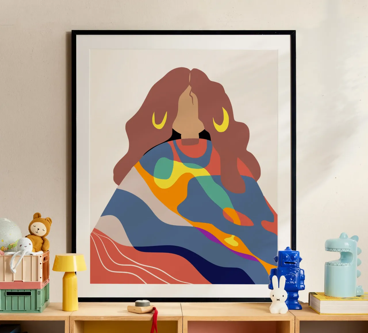 Zingaro poster con telaio in legno da Little Dean