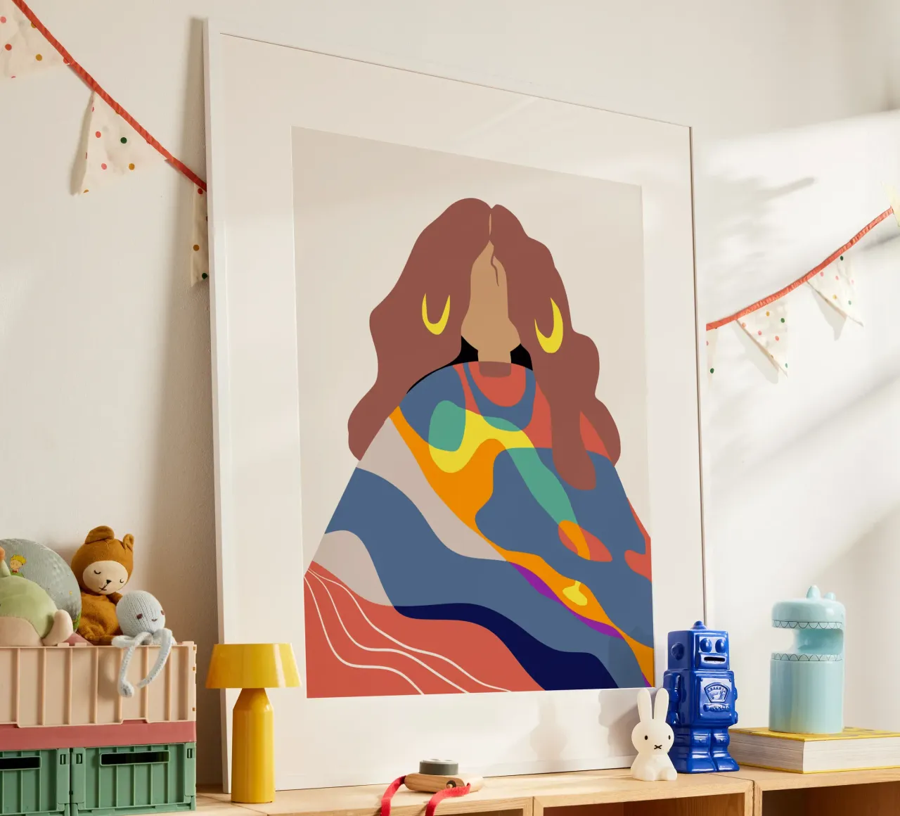 Zingaro poster con telaio in legno da Little Dean