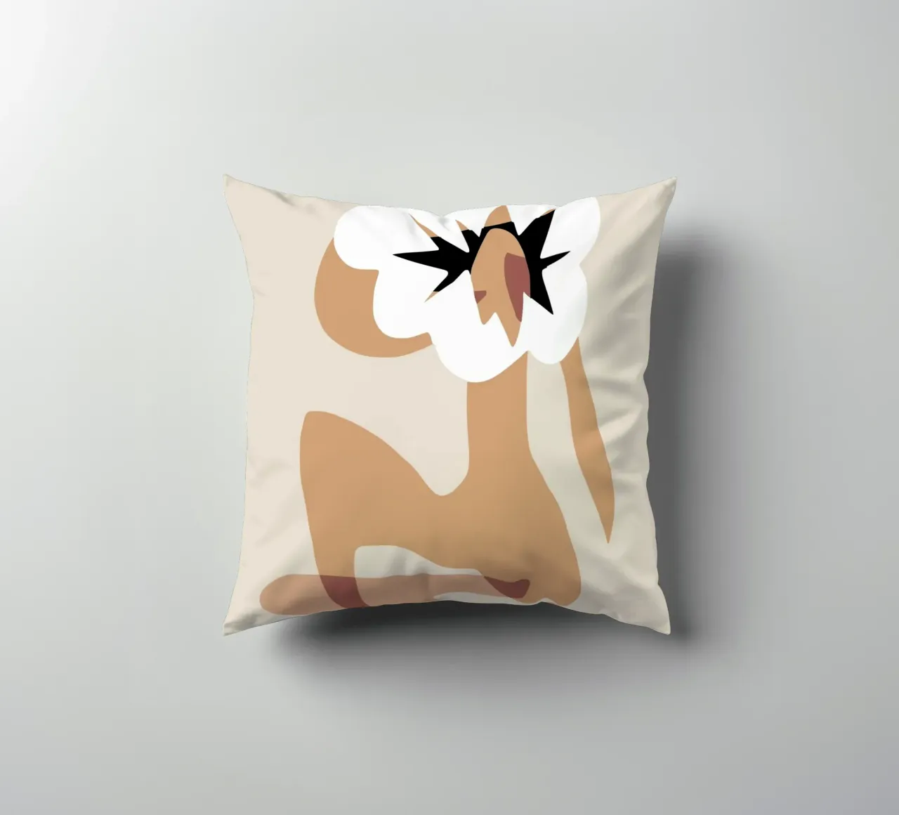 Modello floreale cuscino da Little Dean