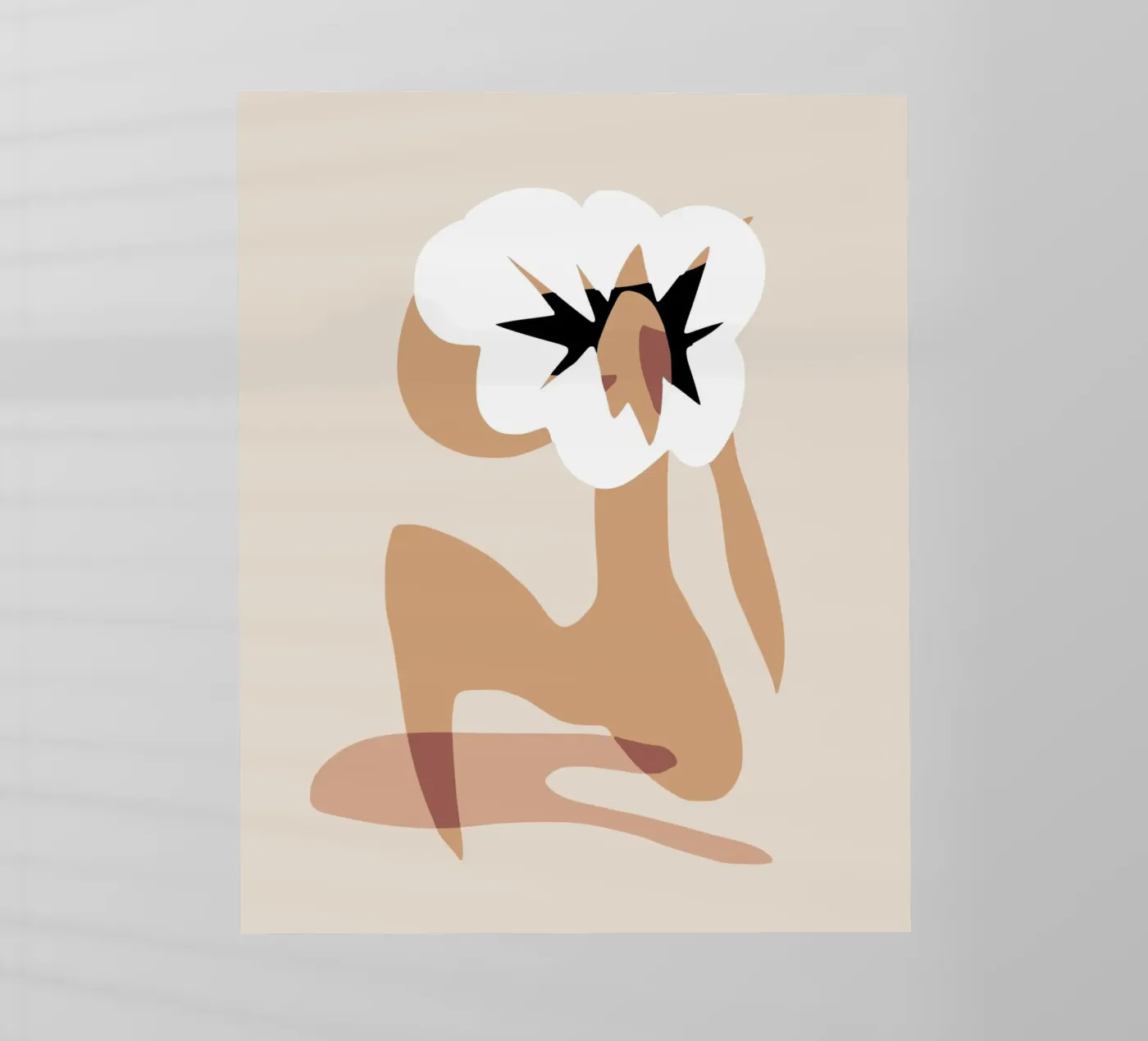 Modello floreale pellicola backlit da Little Dean