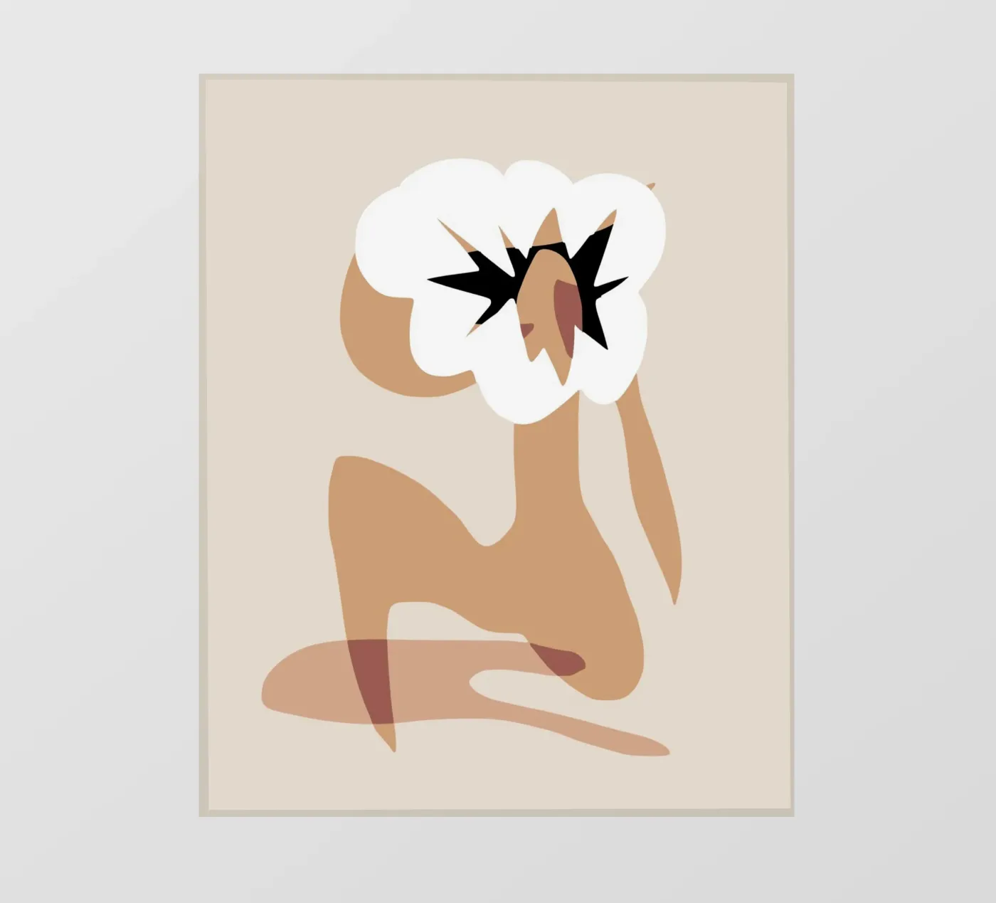 Modello floreale pellicola backlit da Little Dean