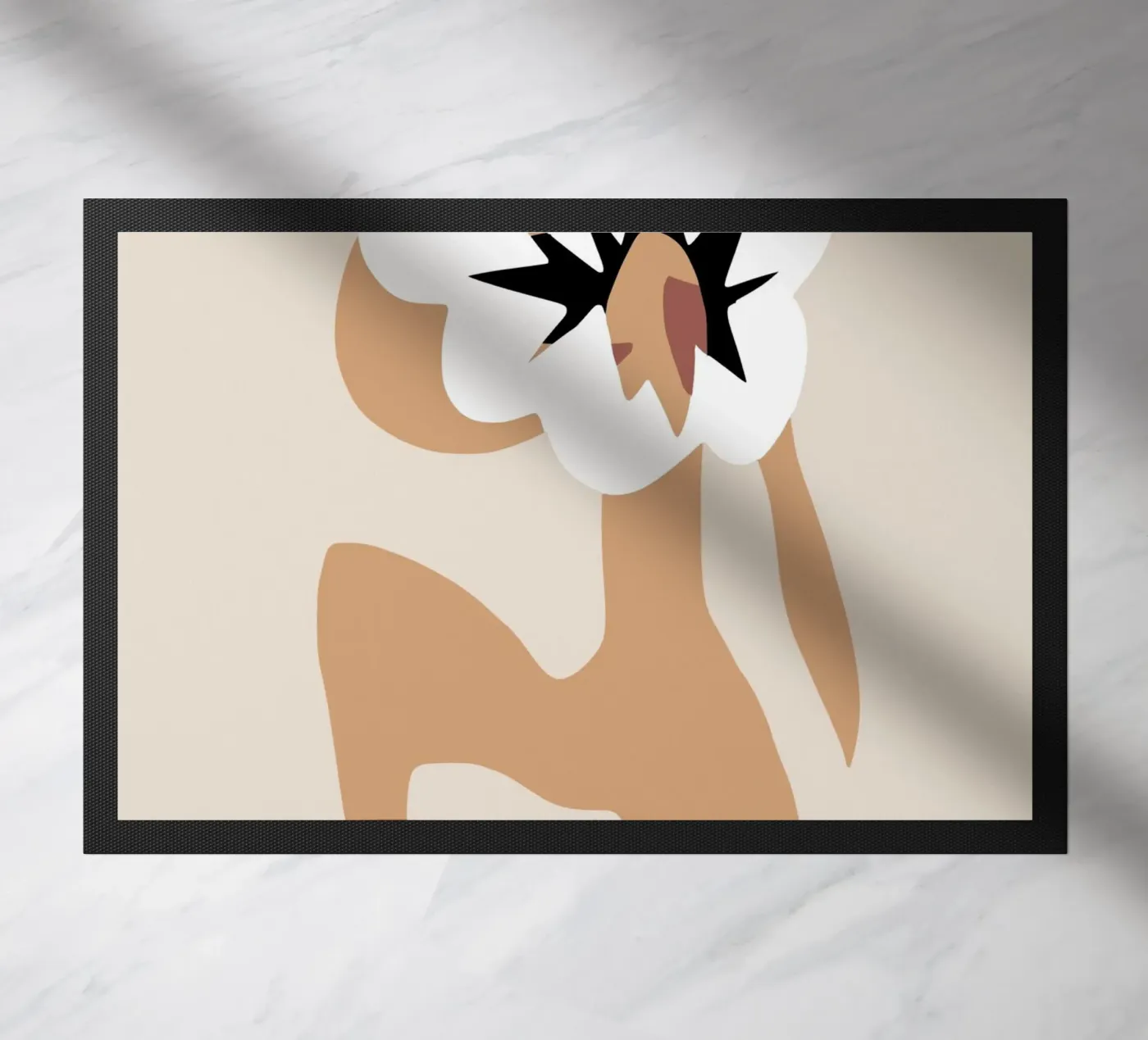 Modèle de fleur paillasson de Little Dean