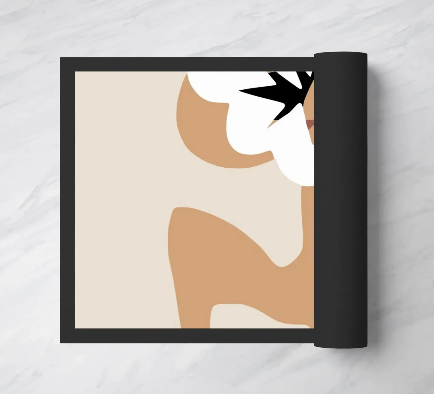 Modèle de fleur paillasson de Little Dean