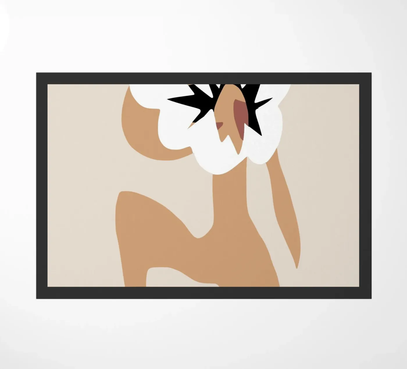 Modèle de fleur paillasson de Little Dean