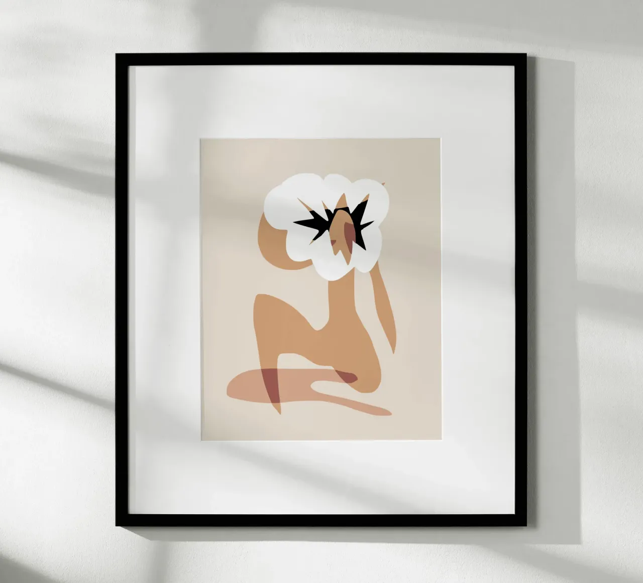 Model bloem poster van Little Dean