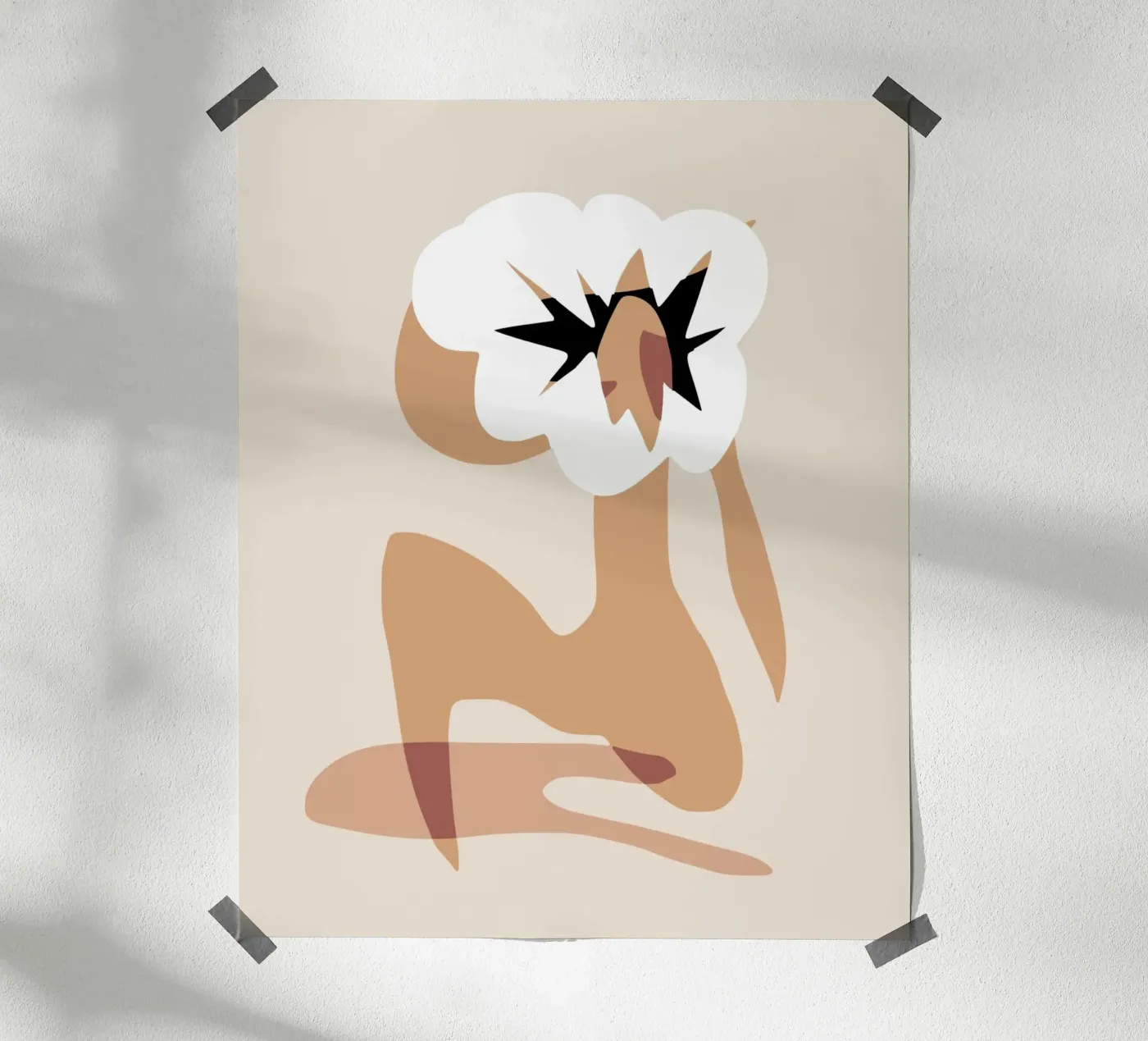 Flower model poster by Little Dean