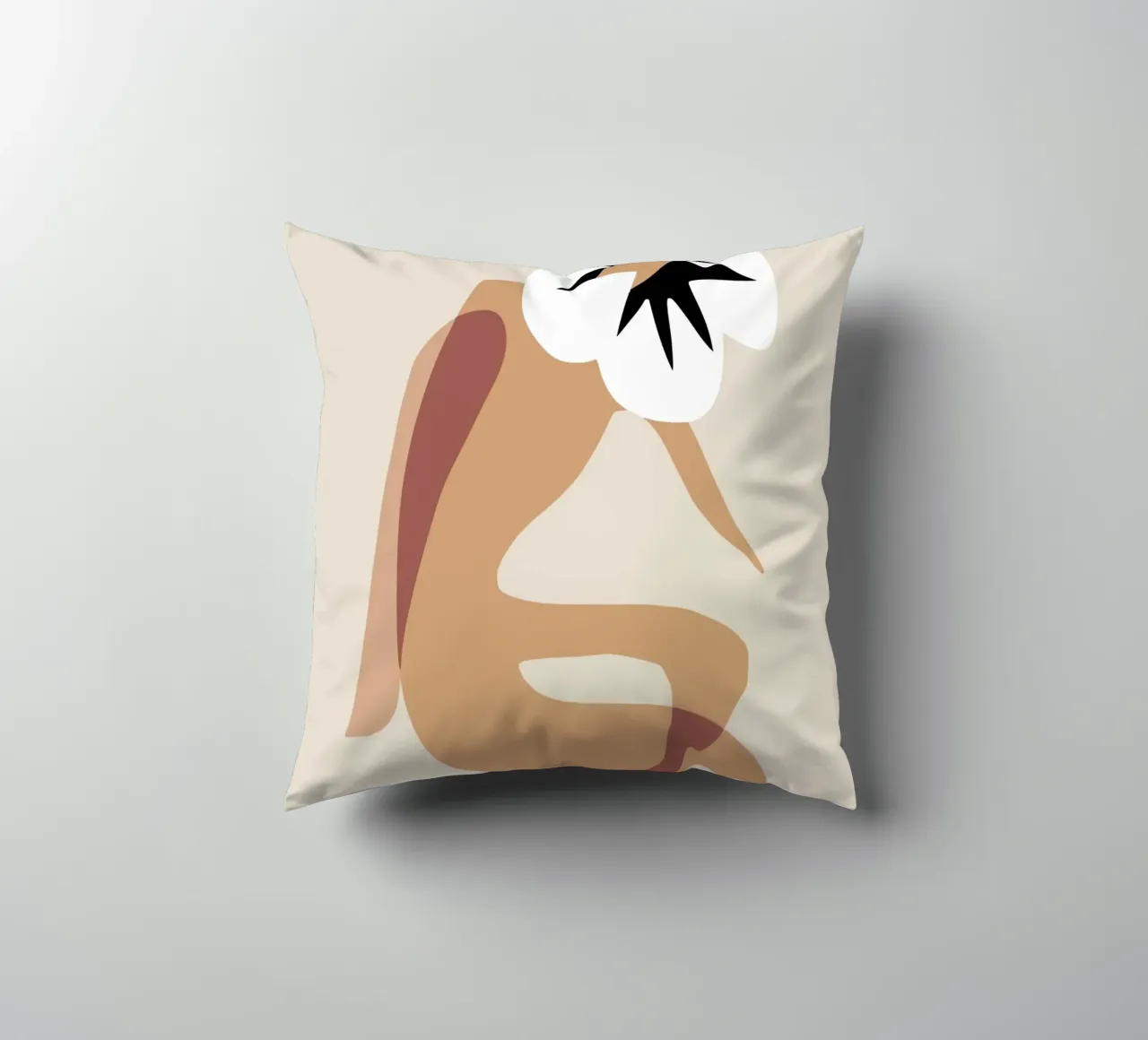 Modello a fiori 04 cuscino da Little Dean