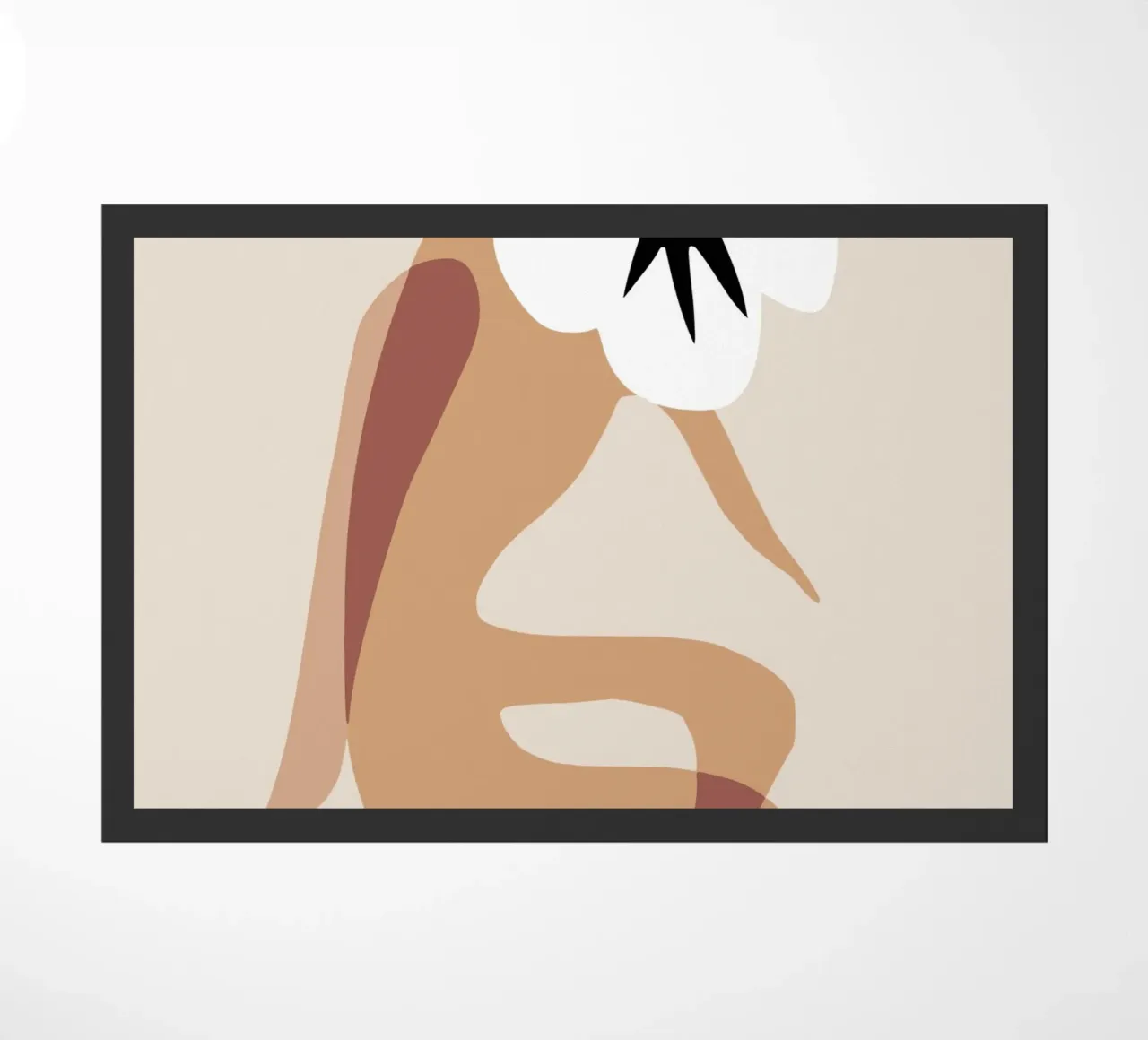 Modello a fiori 04 zerbino da Little Dean