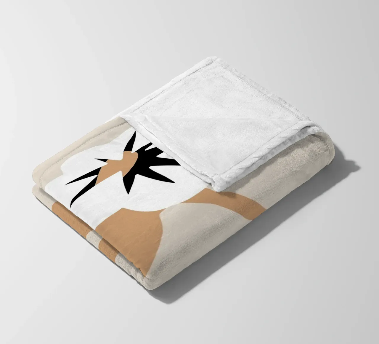 Modello a fiori 04 coperta in pile da Little Dean