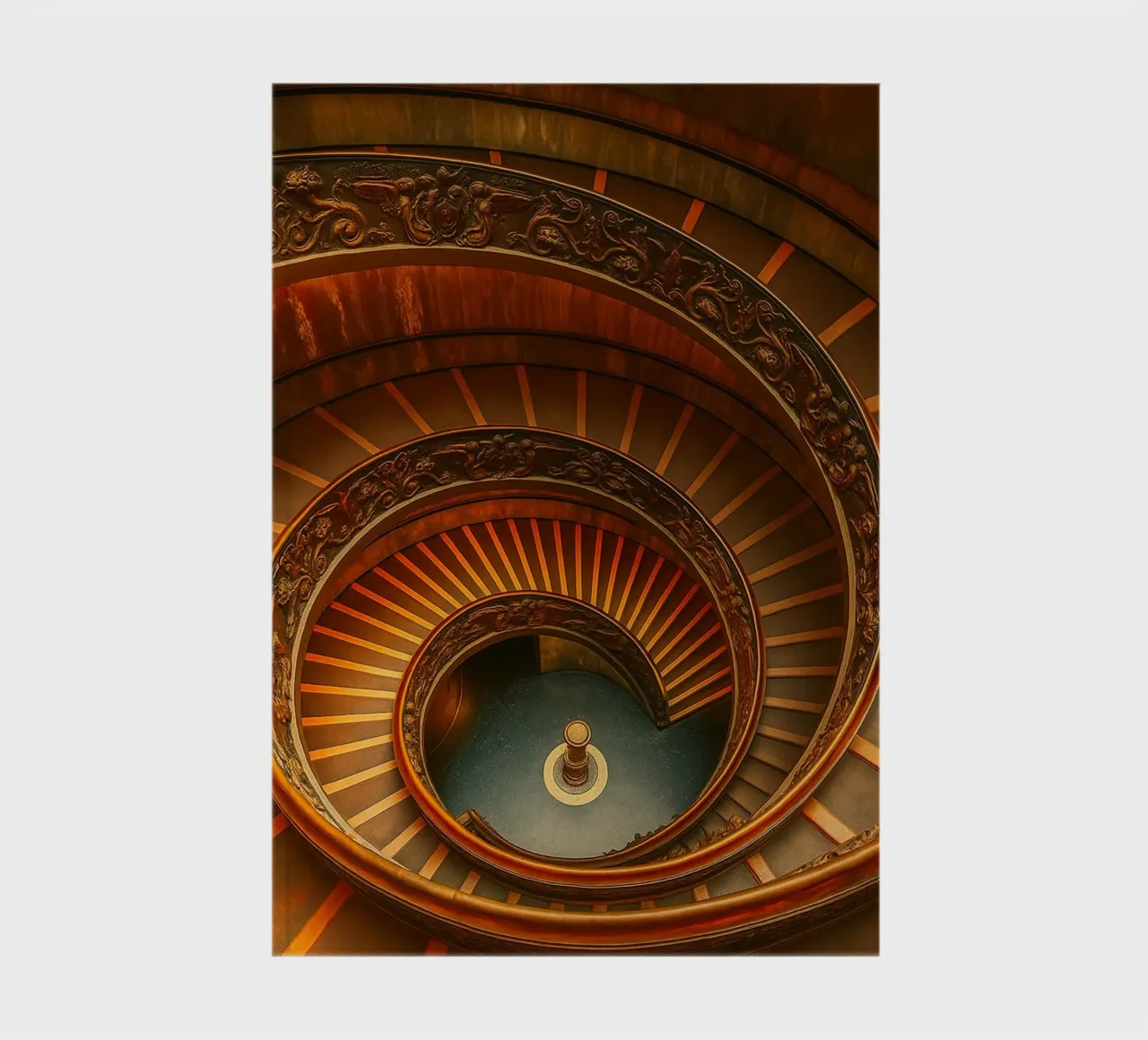 circular staircase from above view photography notebook by landtengs