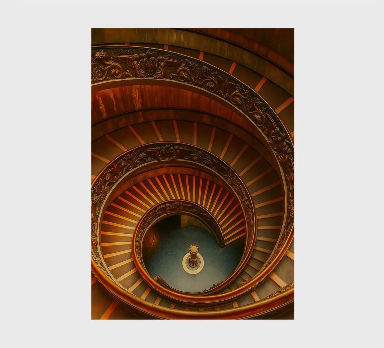 circular staircase from above view photography notebook by landtengs