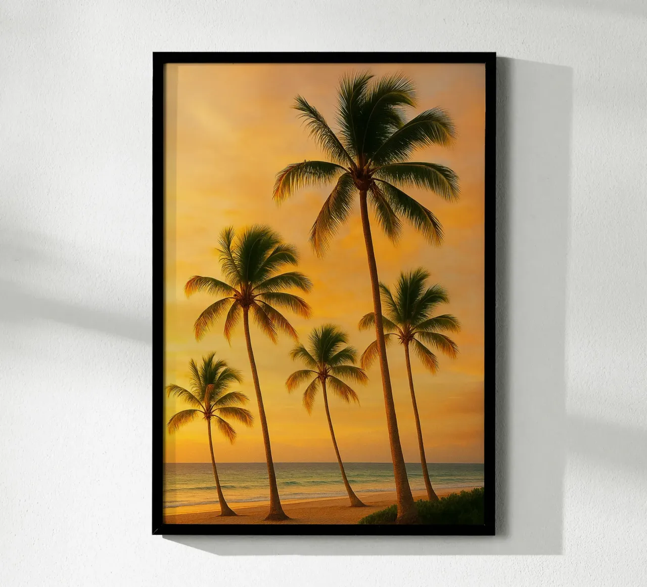 fotografia di veduta delle palme da cocco poster da landtengs