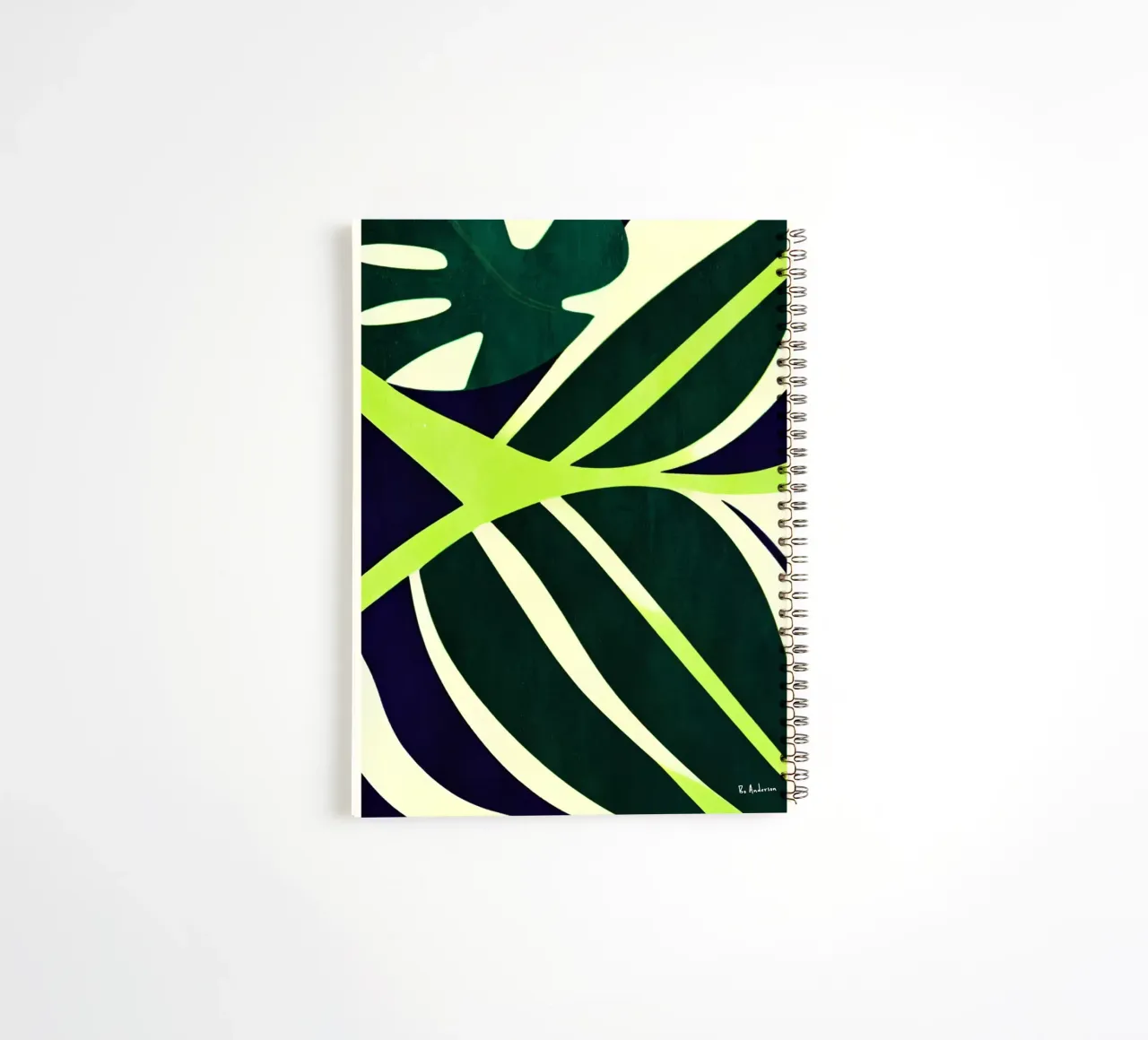 Botaniques, Verde spiral notebook by Bo Anderson