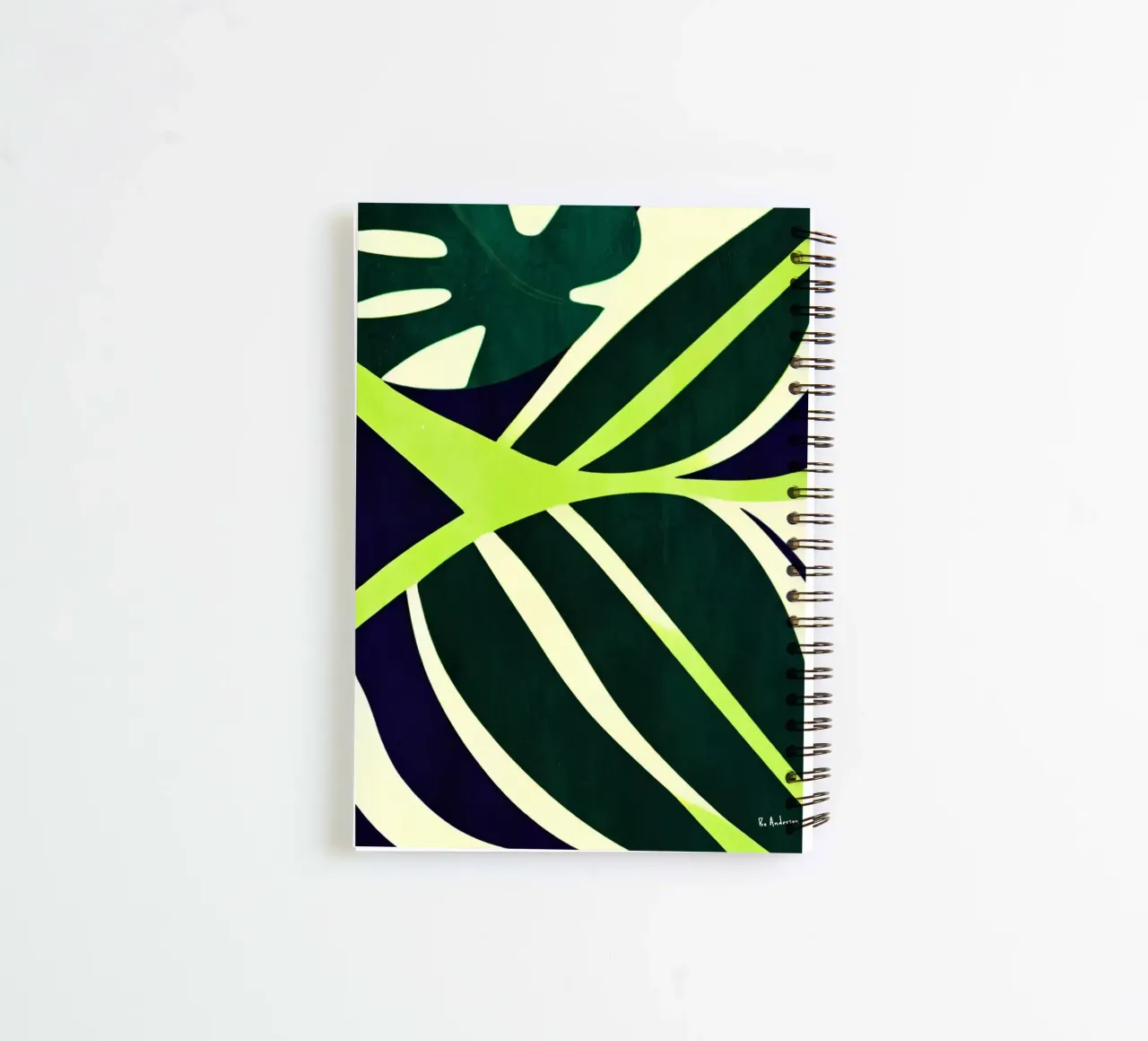 Botaniques, Verde spiral notebook by Bo Anderson