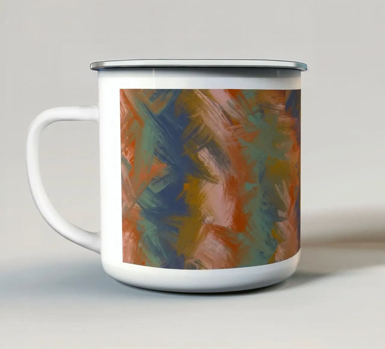 Flower Pattern No 40 tazza in smalto da treechild