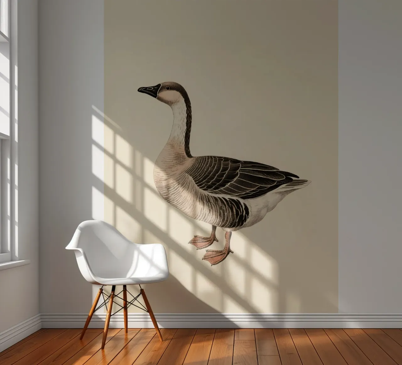 Gans fotobehang van knowledge