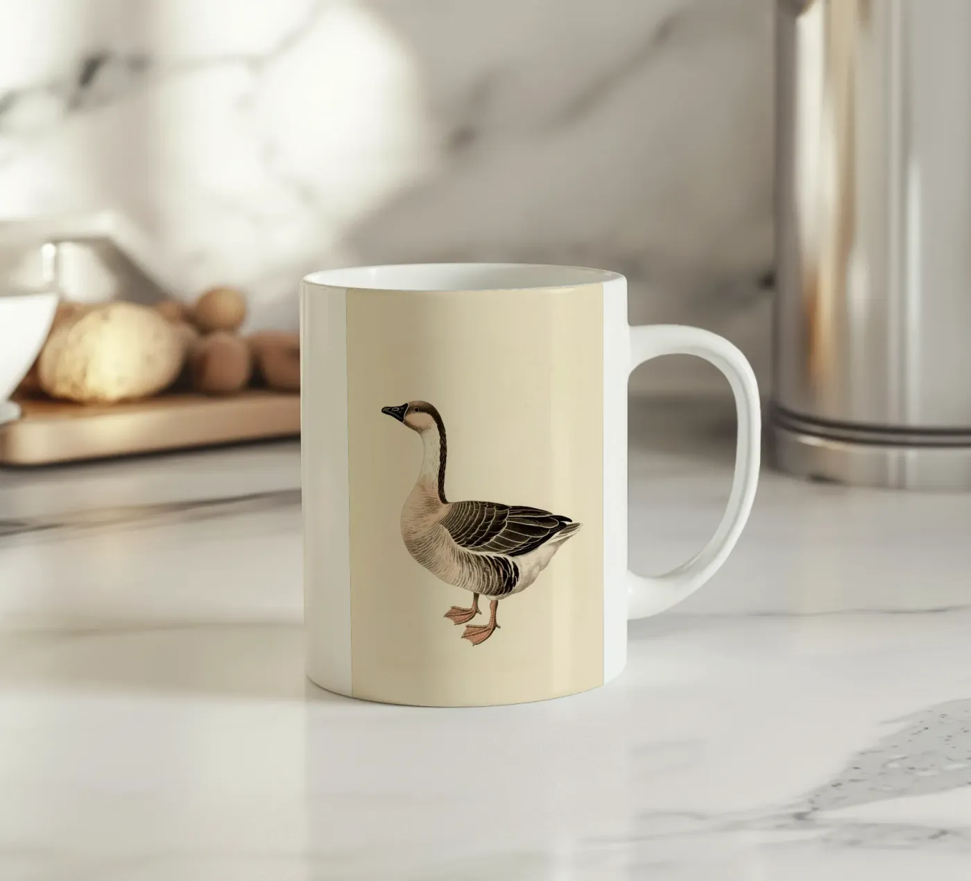 Goose ceramic mug by knowledge