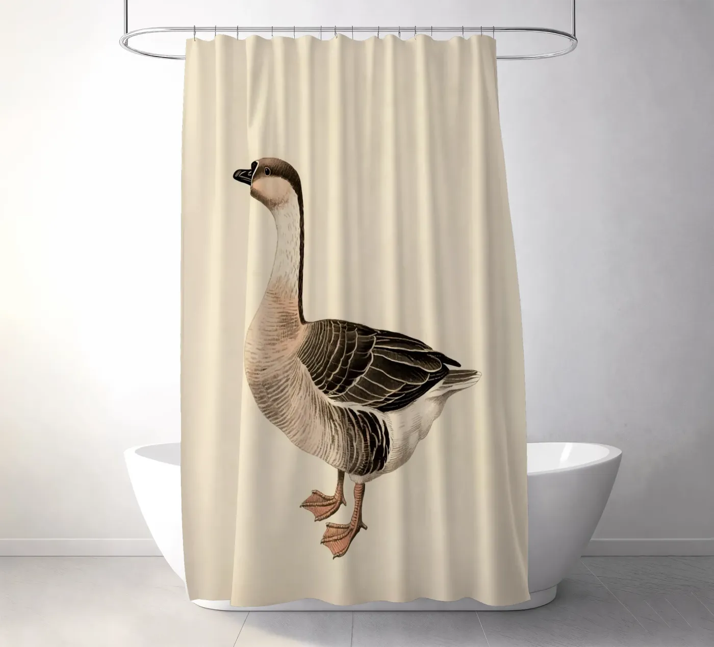 Gans douchegordijn van knowledge